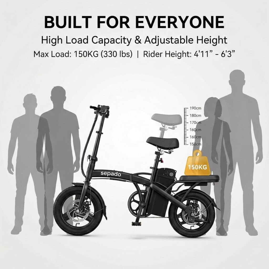 Sepado Folding Electric Bike for Adults